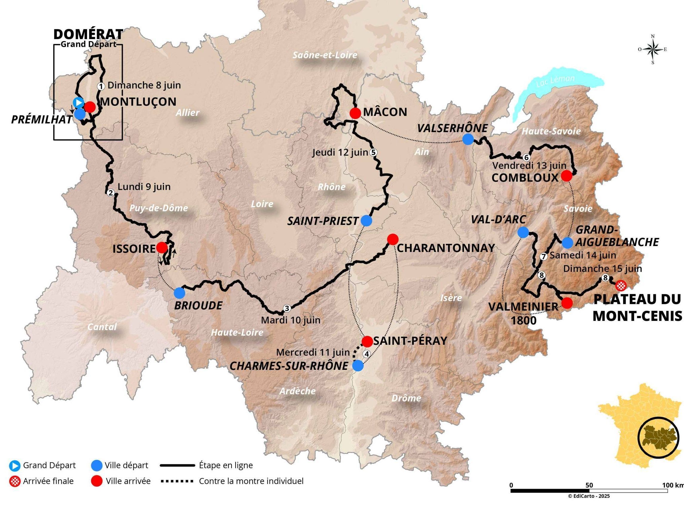 Tour Auvergne - Rhône-Alpes