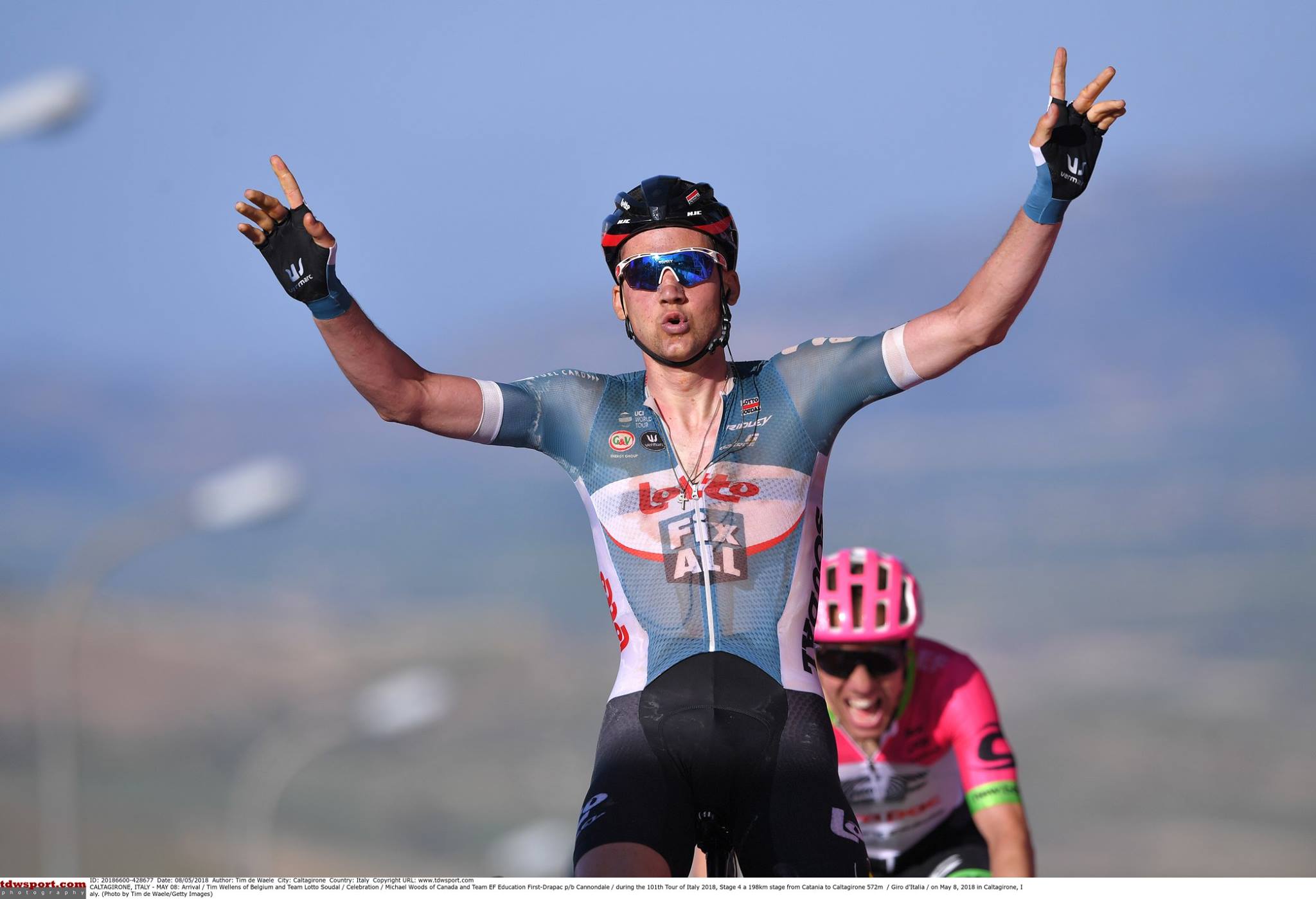 Тим Велленс вырвал победу на четвёртом этапе «Джиро д’Италия»