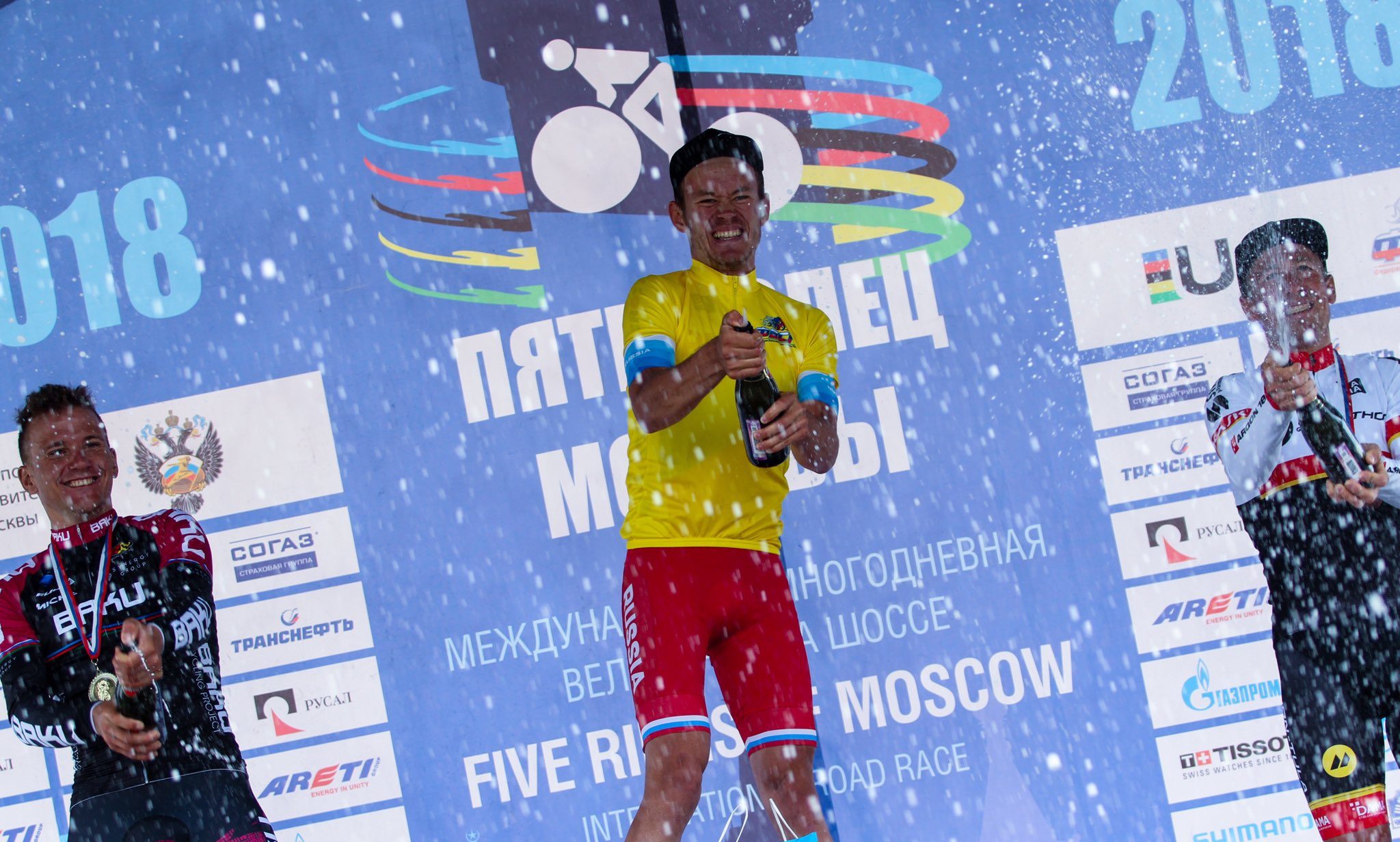 Андрей Протокишин — победитель велогонки «Пять колец Москвы — 2018»