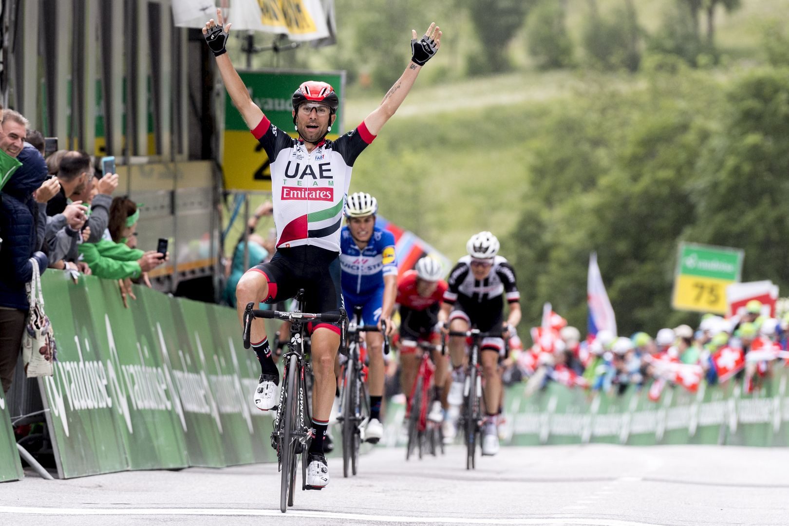 Диего Улисси — победитель пятого этапа «Тура Швейцарии»