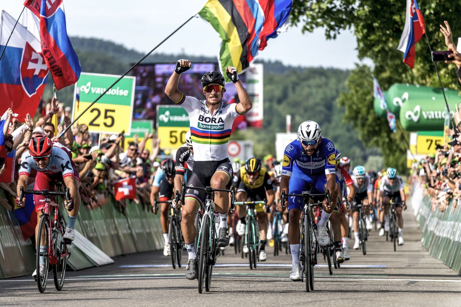 Петер Саган выиграл второй этап «Тура Швейцарии»