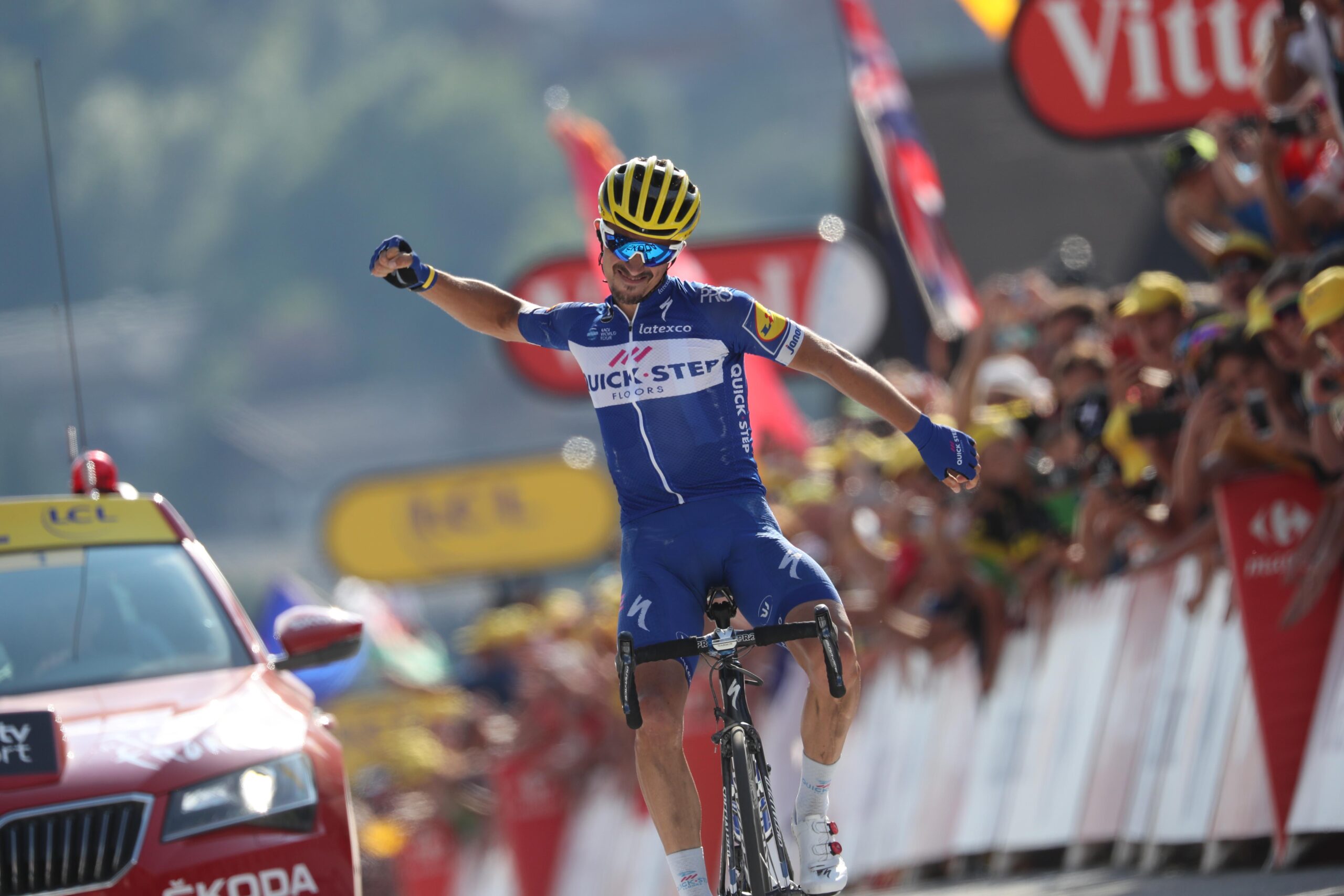 Жюлиан Алафилипп нокаутировал соперников на десятом этапе «Тур де Франс»