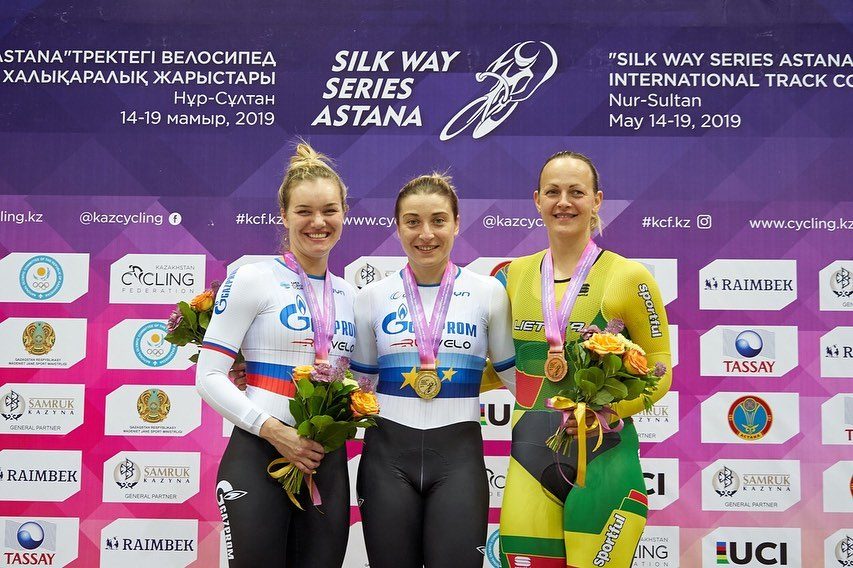 Дарья Шмелёва выиграла спринт на Silk Way Series Astana