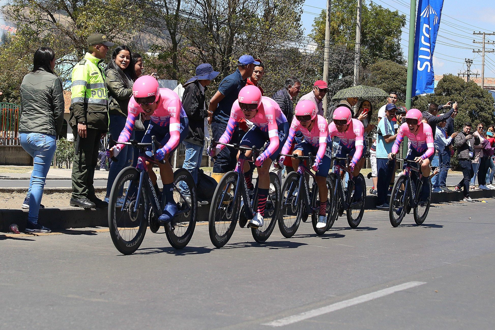 Команда EF Pro Cycling одержала победу на первом этапе «Тура Колумбии»