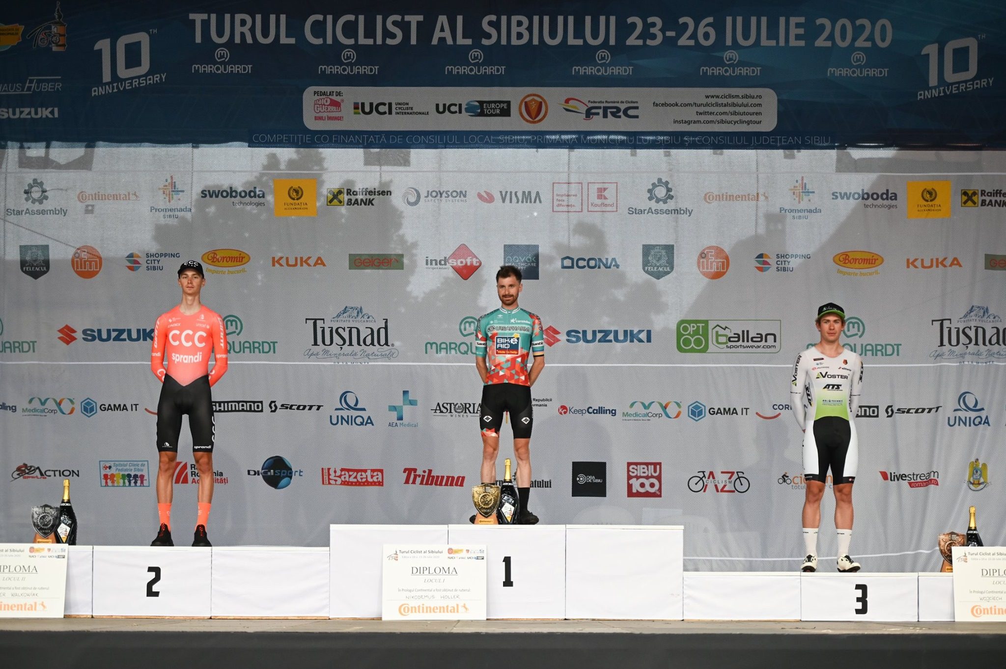 Никодемус Холлер выиграл дождливый пролог Sibiu Cycling Tour