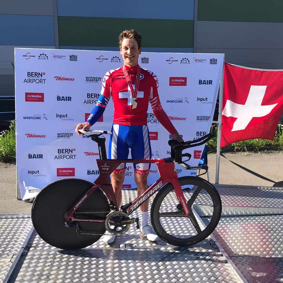 Стефан Кюнг выиграл чемпионат Швейцарии по велоспорту в ITT