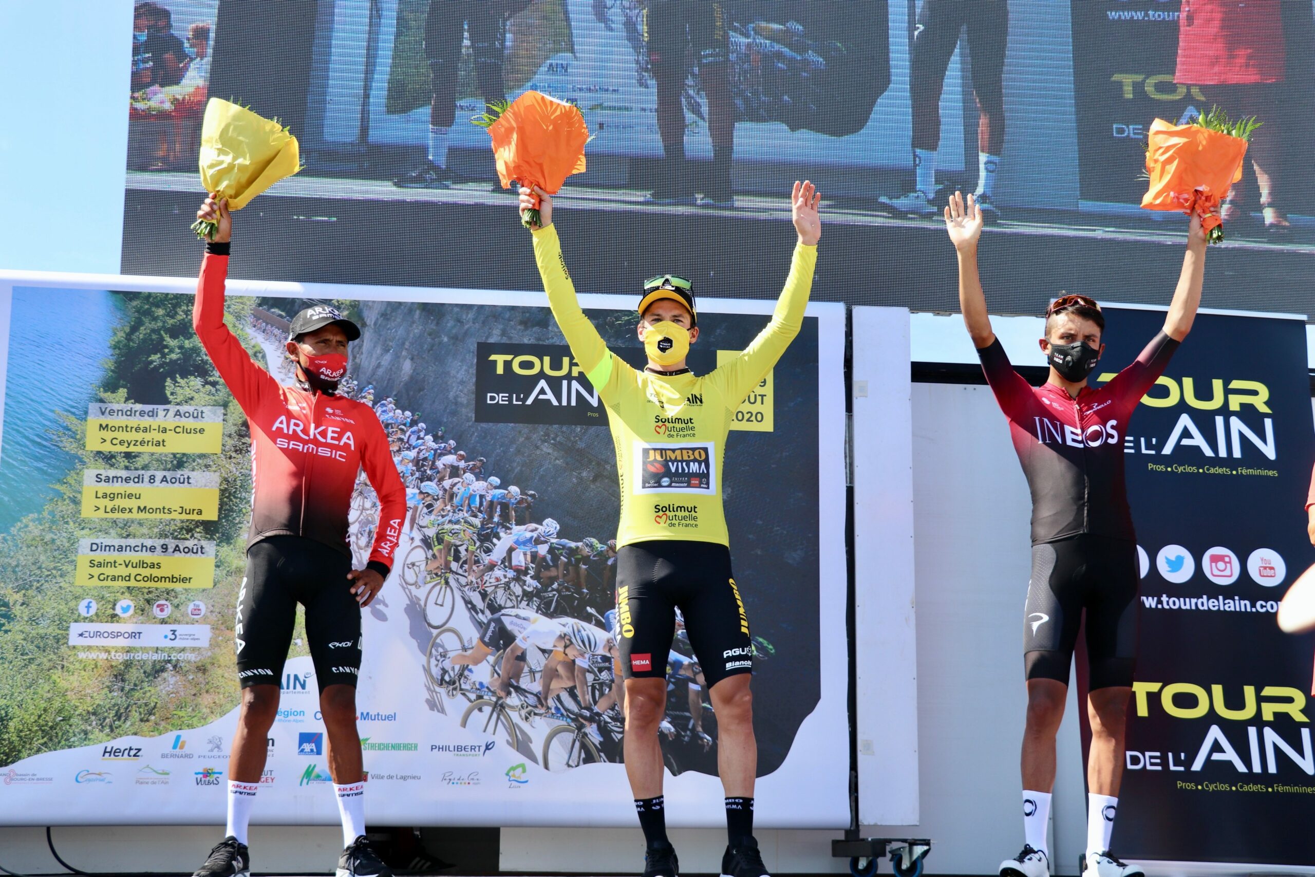 Примож Роглич выиграл велогонку Tour de l’Ain
