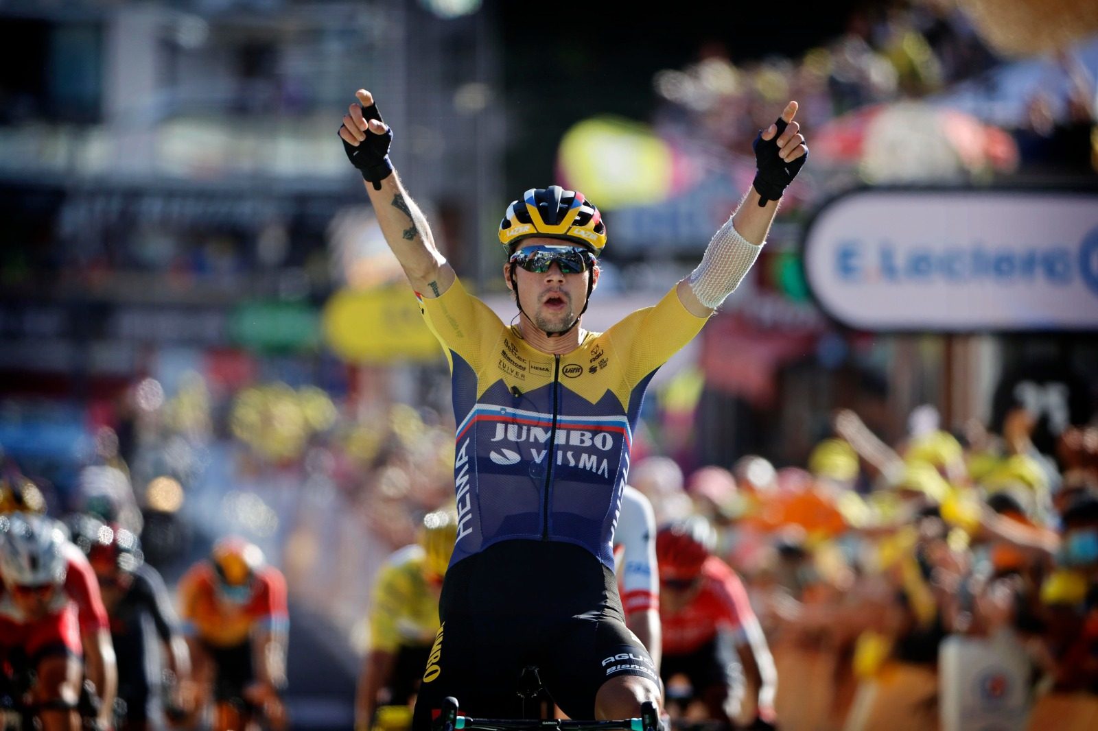 Примож Роглич выиграл четвёртый этап «Тур де Франс»