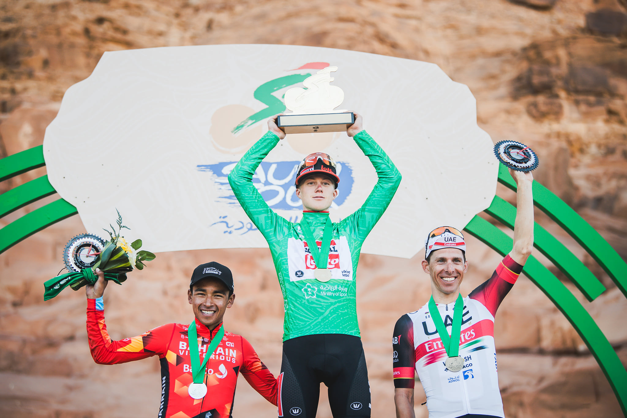 Максим ван Гилс выиграл велогонку «Тур Саудовской Аравии — 2022»