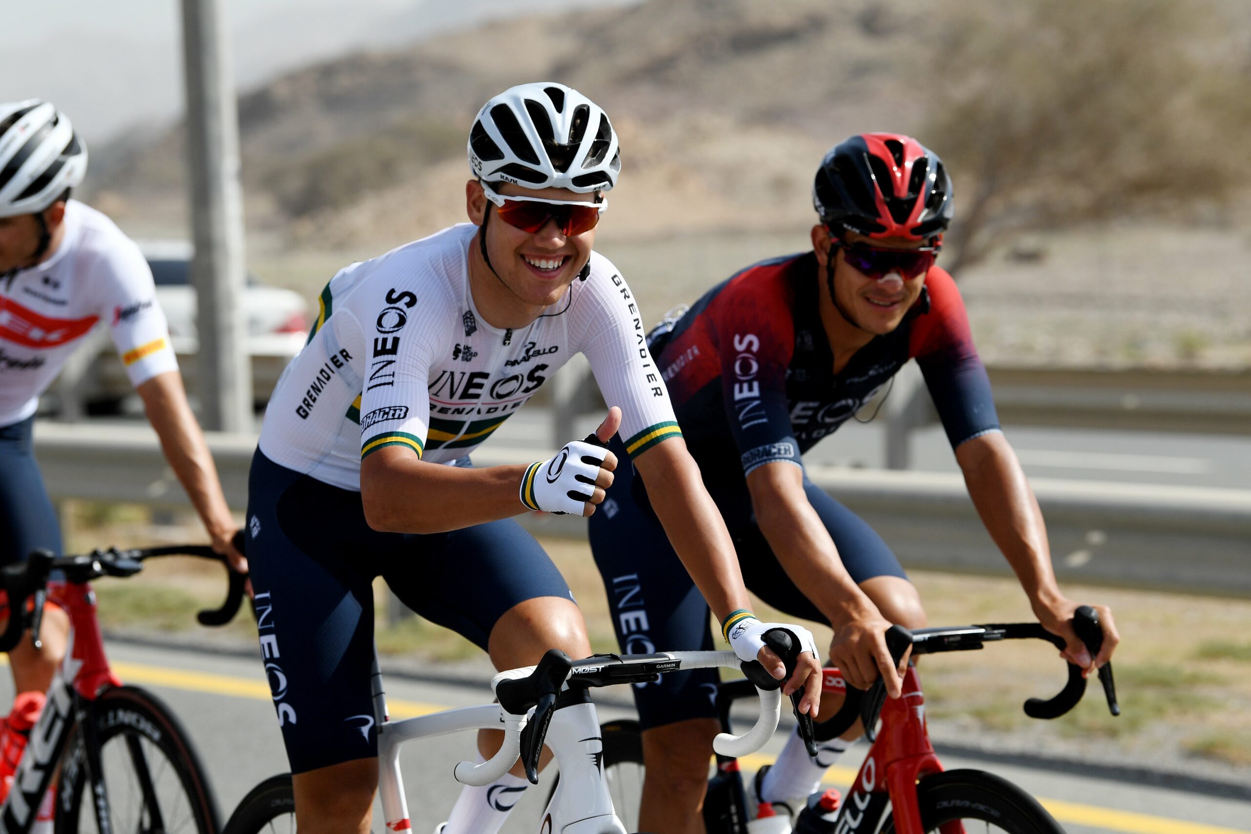 Тадей Погачар одержал победу на четвёртом этапе «Тура ОАЭ»