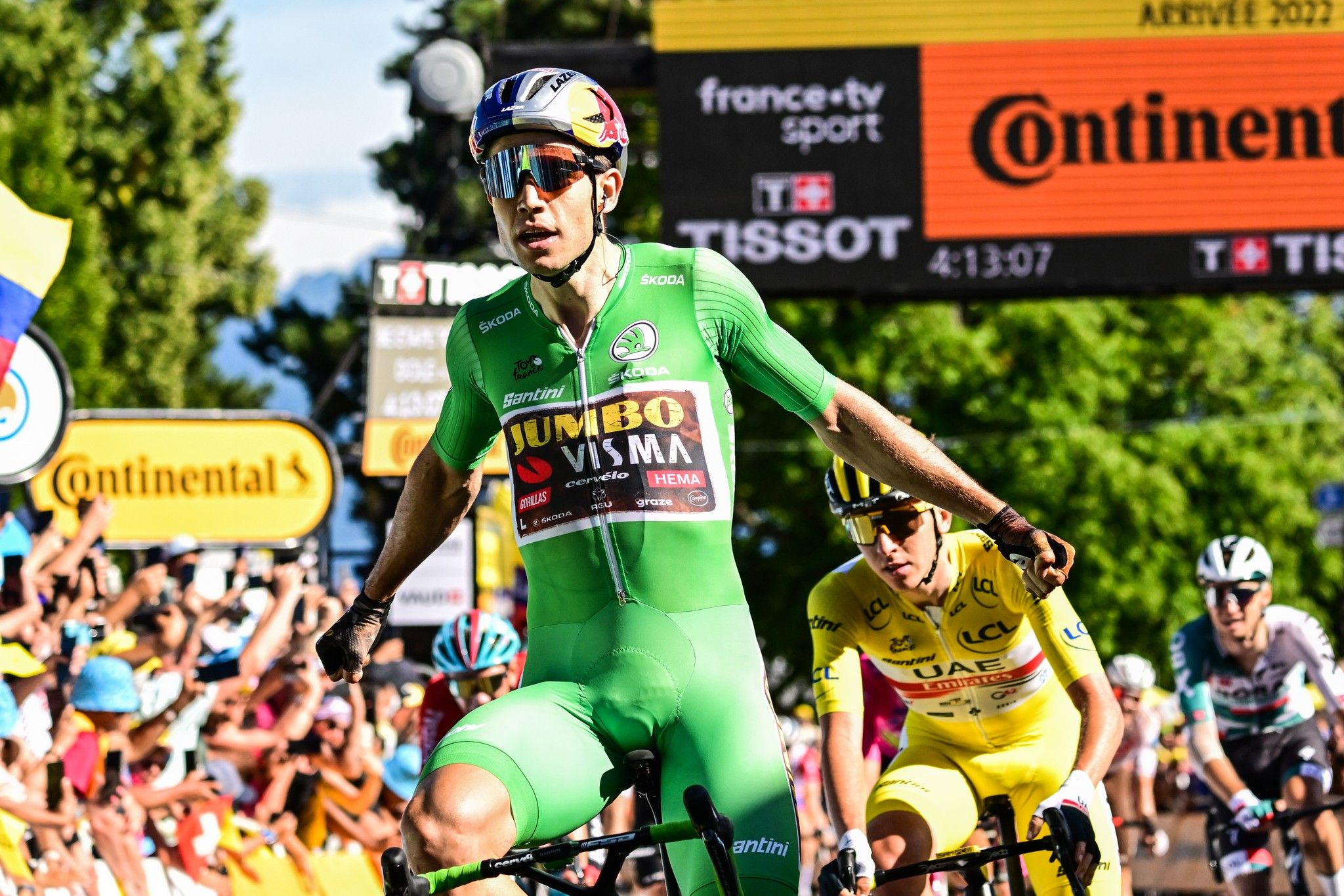 Ваут ван Арт торжествовал на восьмом этапе «Тур де Франс»