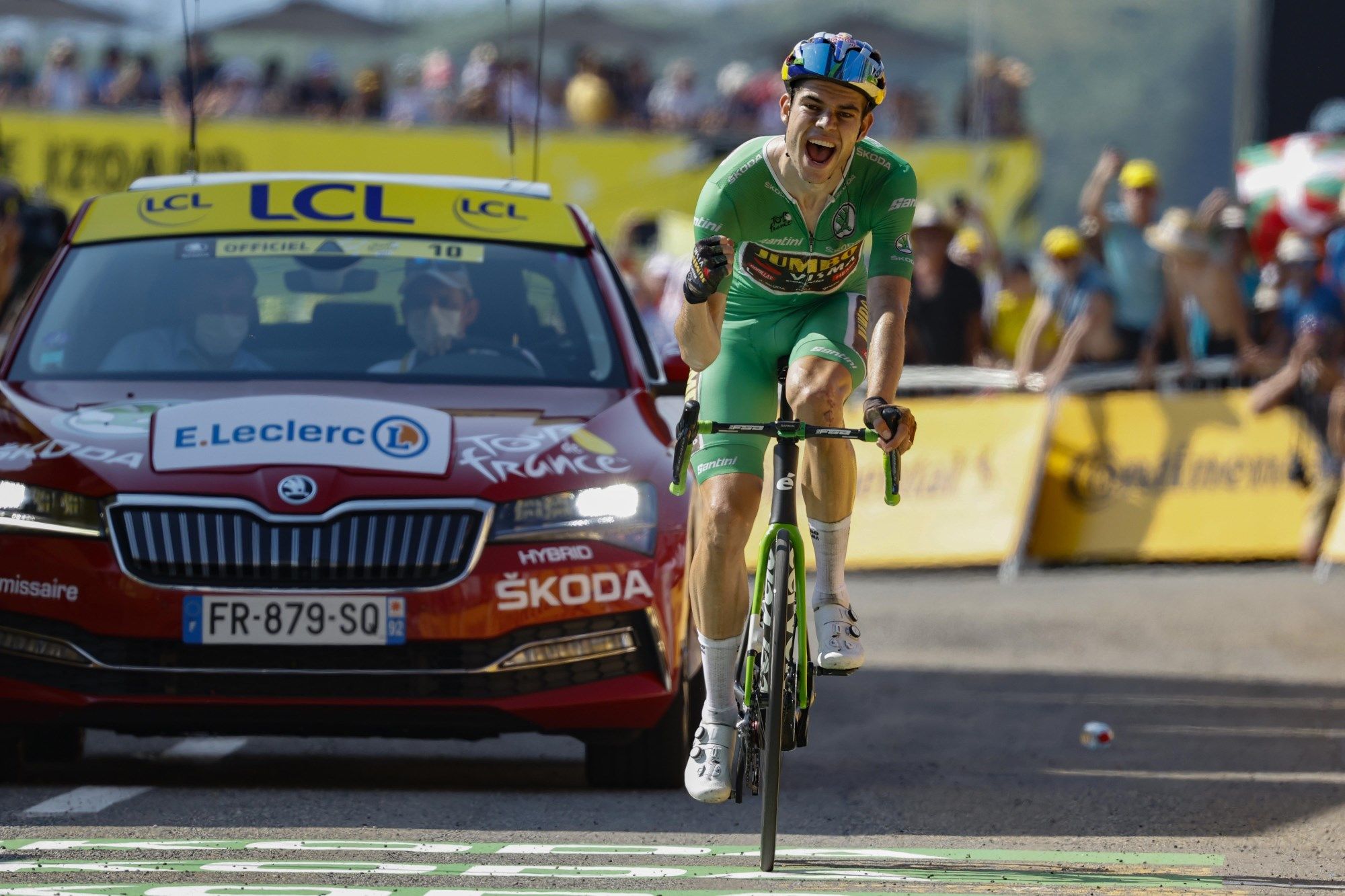 Ваут ван Арт останется в зелёной майке до конца «Тур де Франс»