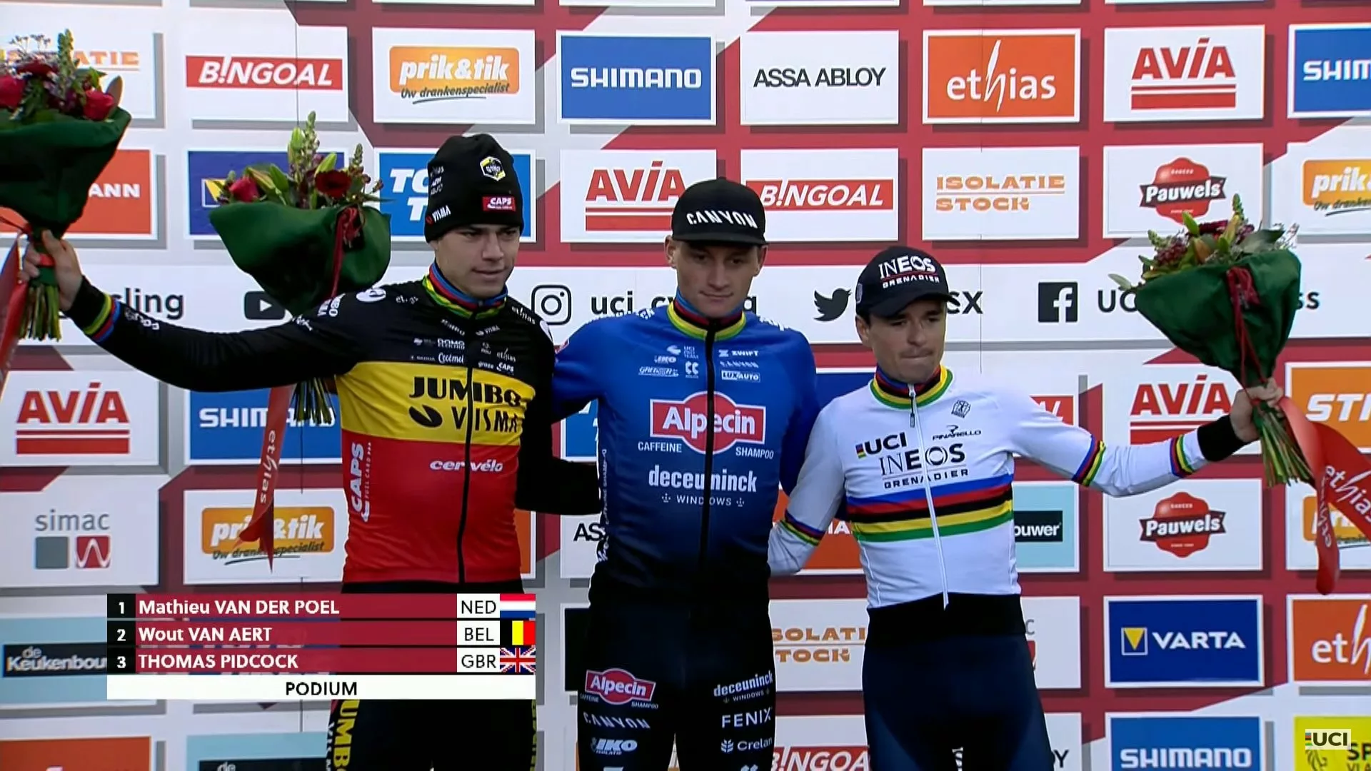 Матье ван дер Пул выиграл этап Кубка мира по велокроссу в Гавере