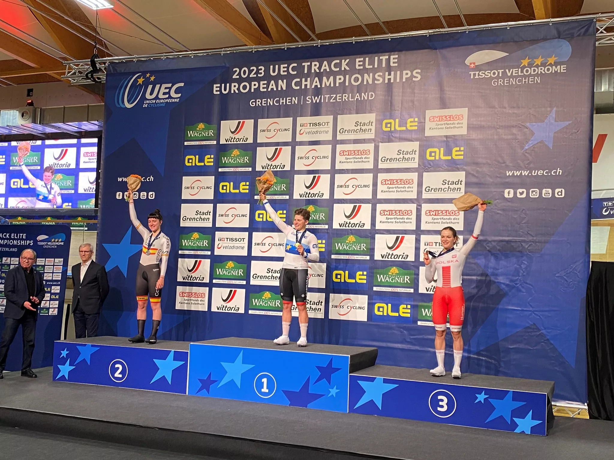 Мария Мартинс выиграла женский скрэтч на чемпионате Европы по трековому велоспорту