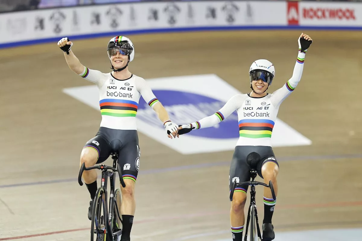 Бельгийки выиграли мэдисон на третьем этапе Кубка Наций по трековому велоспорту