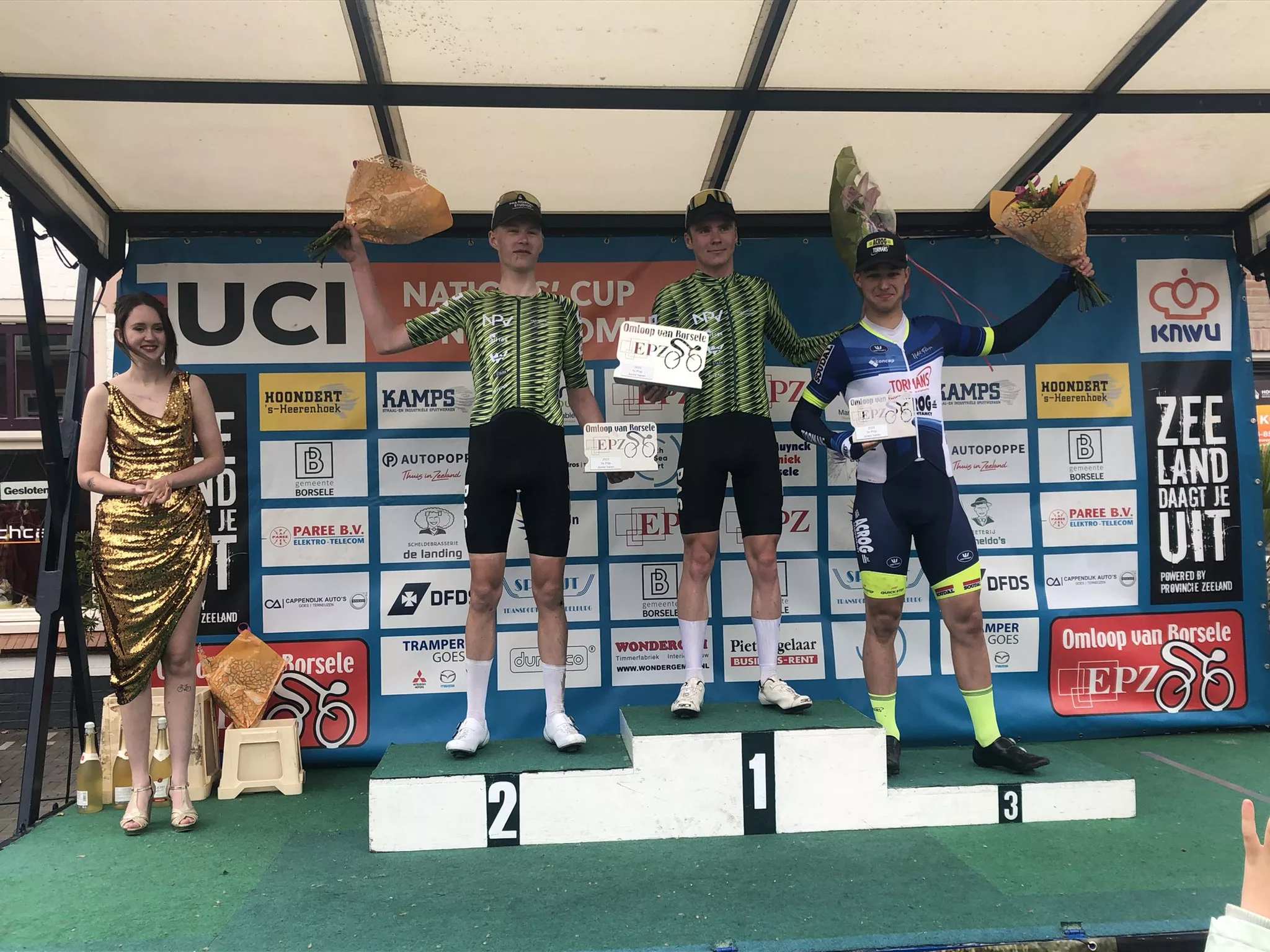 Теодор Сторм выиграл юниорскую велогонку «Омлоп ван Борселе»
