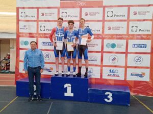 Виктор Бугаенко, Иван Новолодский и Даниил Зараковский. Фото: https://vk.com/veloinside