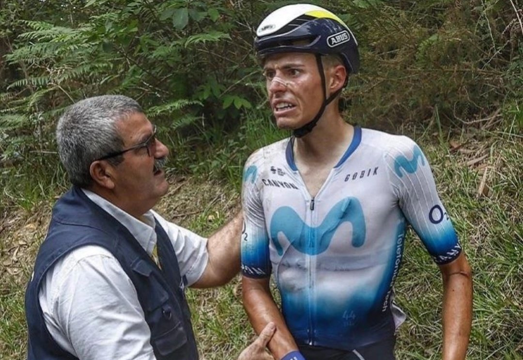 Энрик Мас сходит с «Тур де Франс» после падения на первом этапе