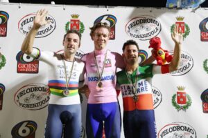 Элиа Вивиани (слева), Иван Смирнов (в центре) и Франческо Ламон