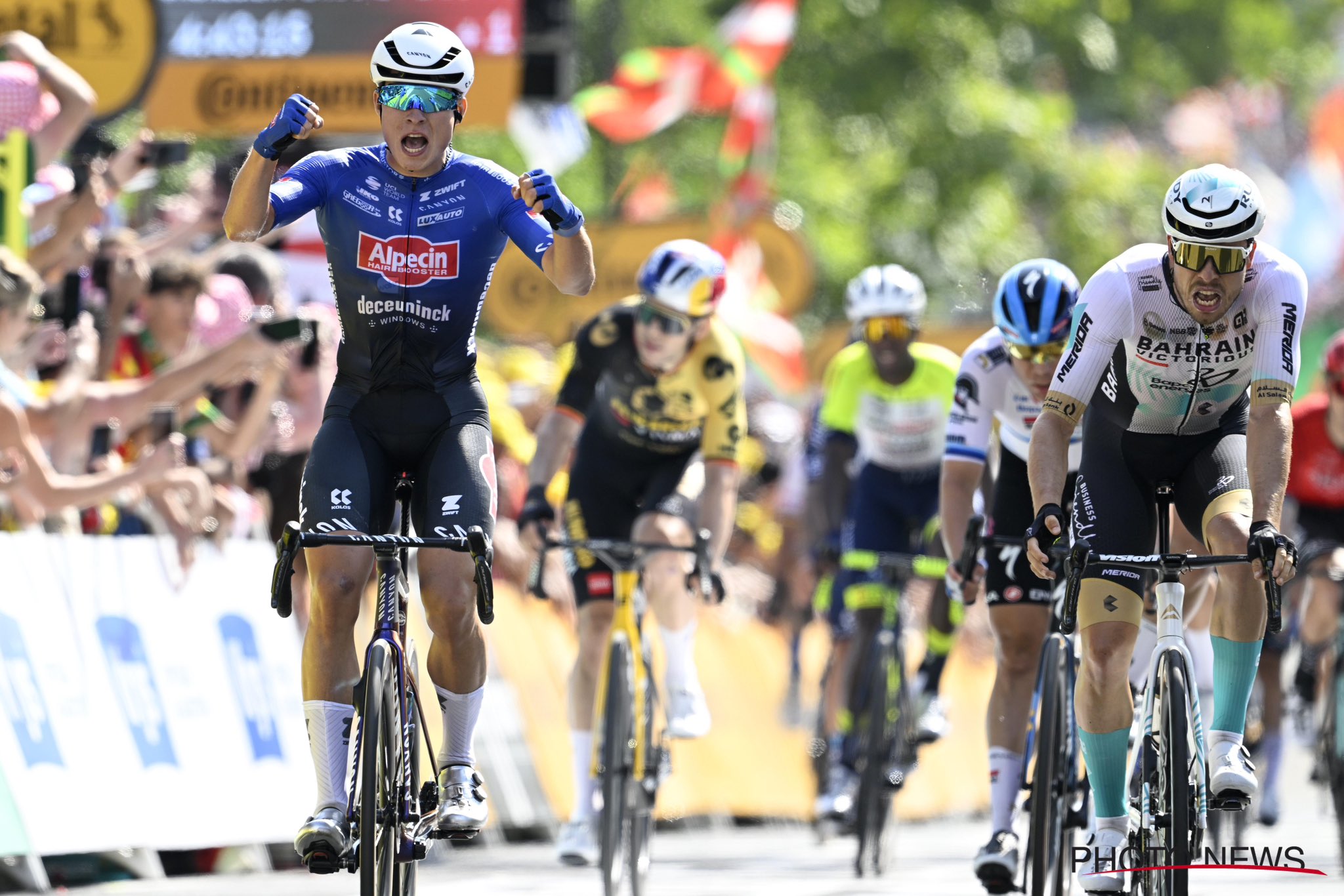 Йеспер Филипсен одержал победу на третьем этапе «Тур де Франс»