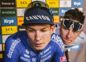 Йеспер Филипсен (слева) и Тадей Погачар