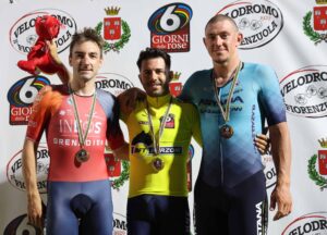 Элиа Вивиани (слева), Франческо Ламон (в центре) и Глеб Сырица