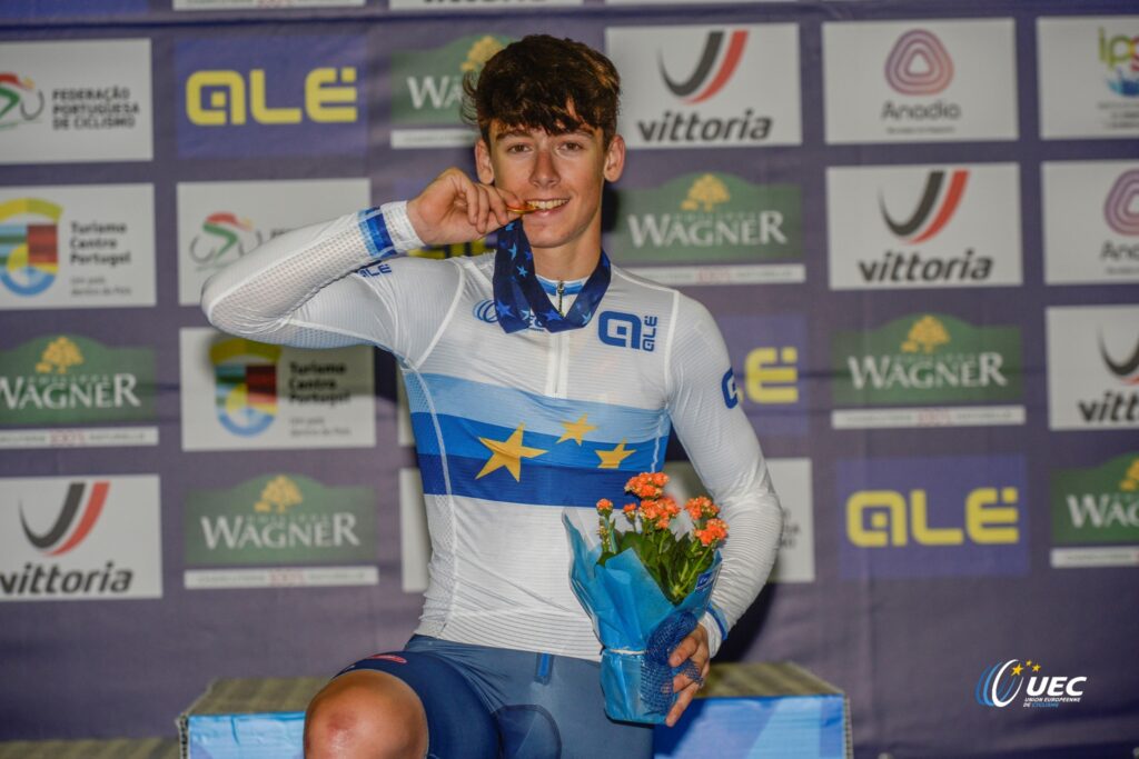 Давиде Стелла / 2023 UEC Juniores & U23 - Track European Championships - Anadia - 12/07/2023 - Men Junior Elimination - photo Tommaso Pelagalli / Sprint Cycling Agency © 2023