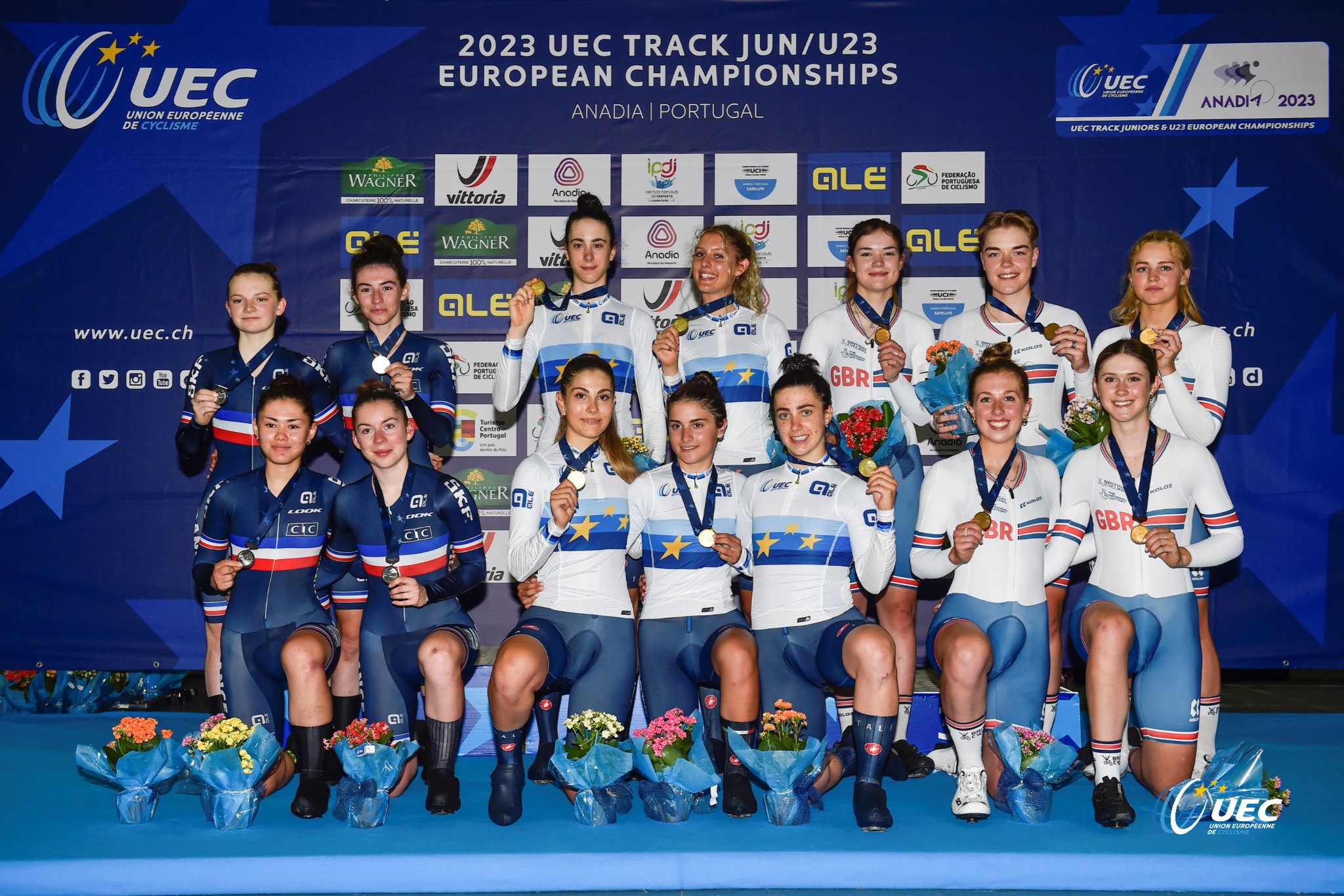 Юниорки из Италии стали чемпионками Европы по трековому велоспорту в командной гонке преследования