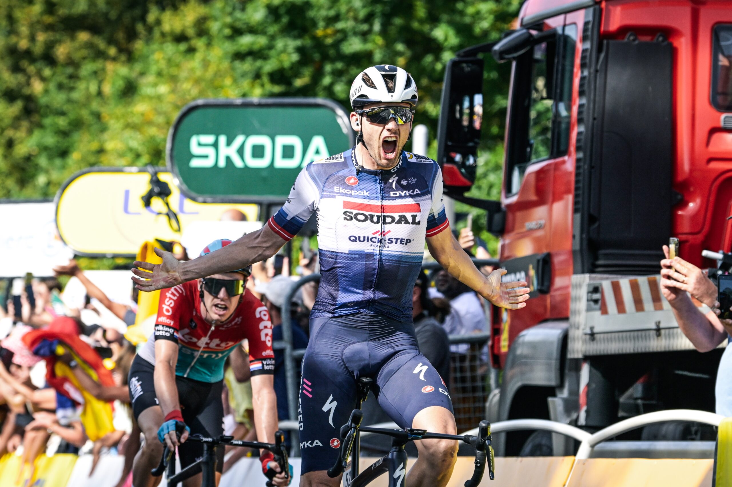 Каспер Асгрин выиграл 18-м этап велогонки «Тур де Франс»