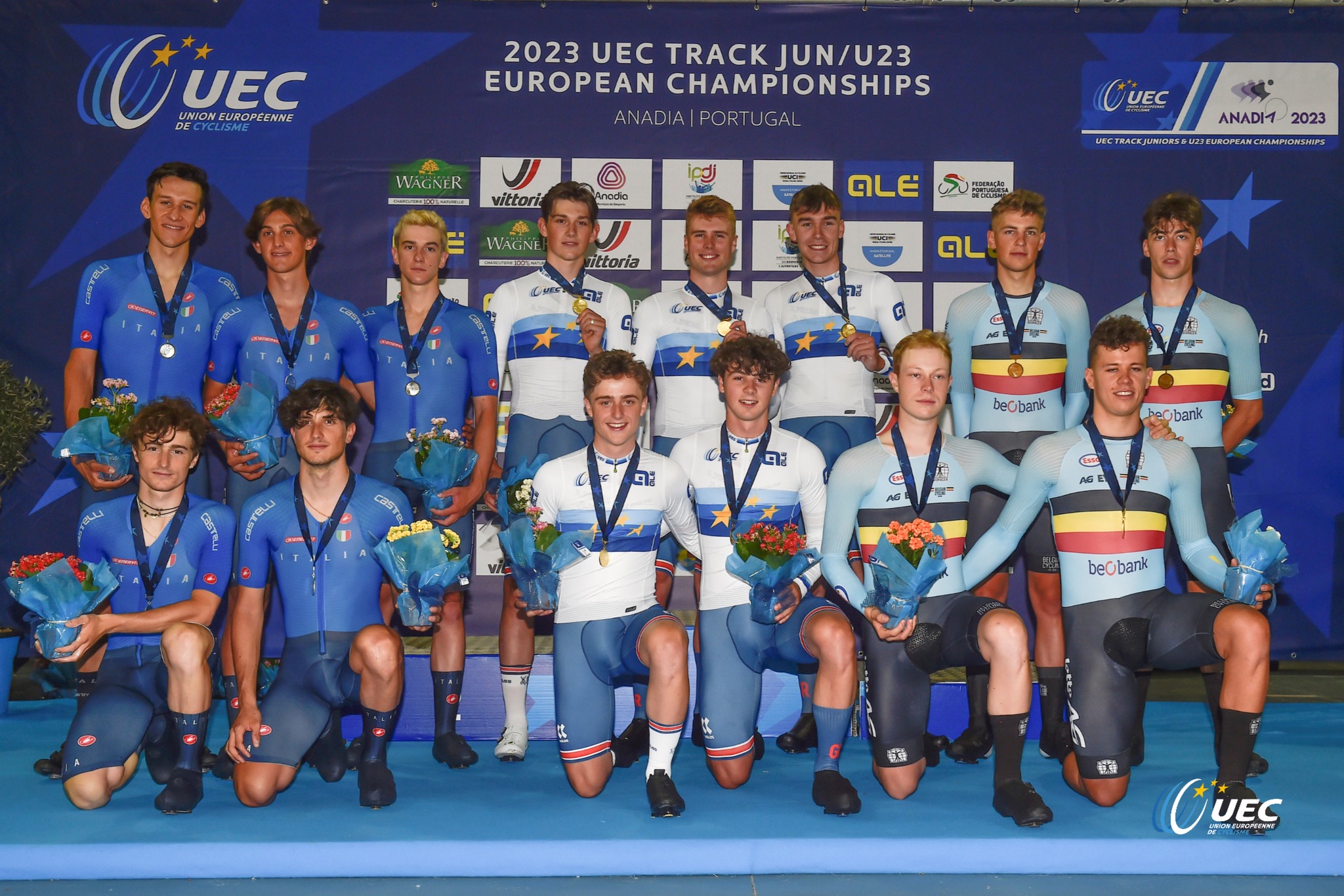2023 UEC Juniores & U23 - Track European Championships - Anadia - 13/07/2023 - Mens U23 Team Pursuit - photo Tommaso Pelagalli / Sprint Cycling Agency © 2023