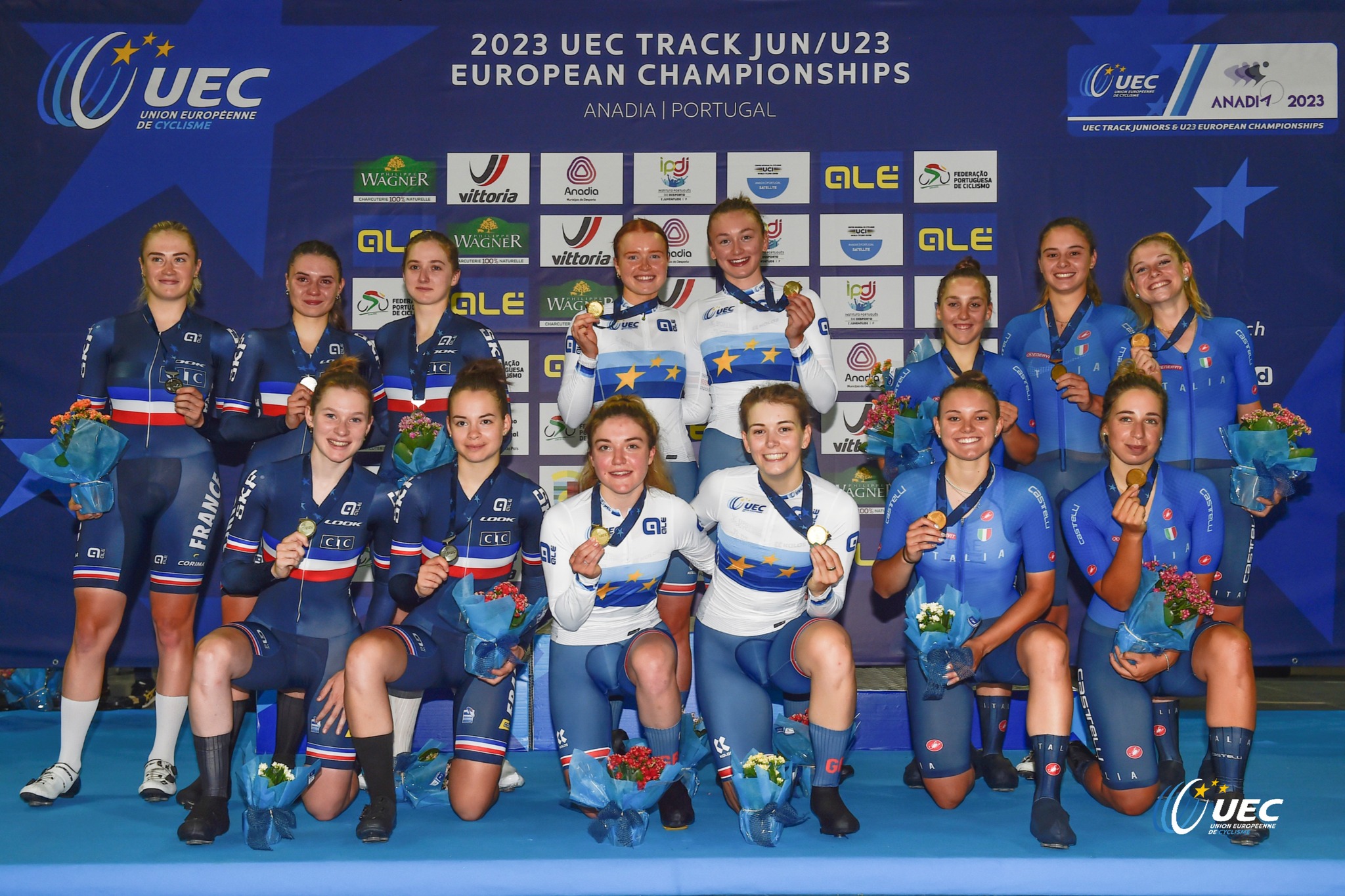 2023 UEC Juniores & U23 - Track European Championships - Anadia - 13/07/2023 - Womens U23 Team Pursuit - photo Tommaso Pelagalli / Sprint Cycling Agency © 2023