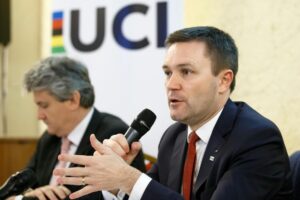 Президент Международного союза велосипедистов (UCI) Дэвид Лаппартьен. Фото: AP