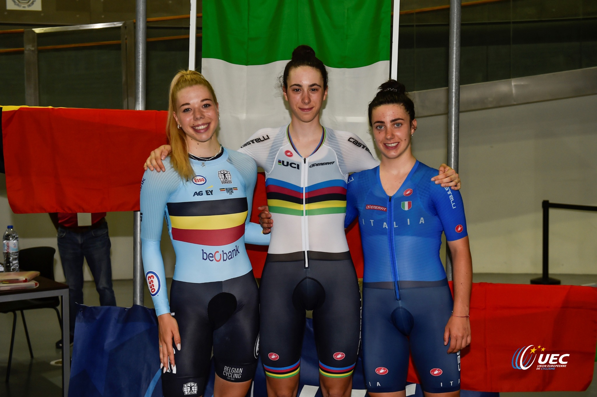 Итальянка легко выиграла индивидуальную гонку преследования на чемпионате Европы среди юниорок