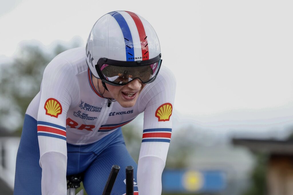 Джошуа Тарлинг / Glasgow - Scotland - cycling -  Tarling Joshua  pictured during the 2023 UCI World Championships Cycling 2023 Elite Individual Time Trial - Stirling - Stirling 47,8 km - 09/08/2023 in Glasgow, United Kingdom - Photo: Jan de Meuleneir/PN/Cor Vos © 2023