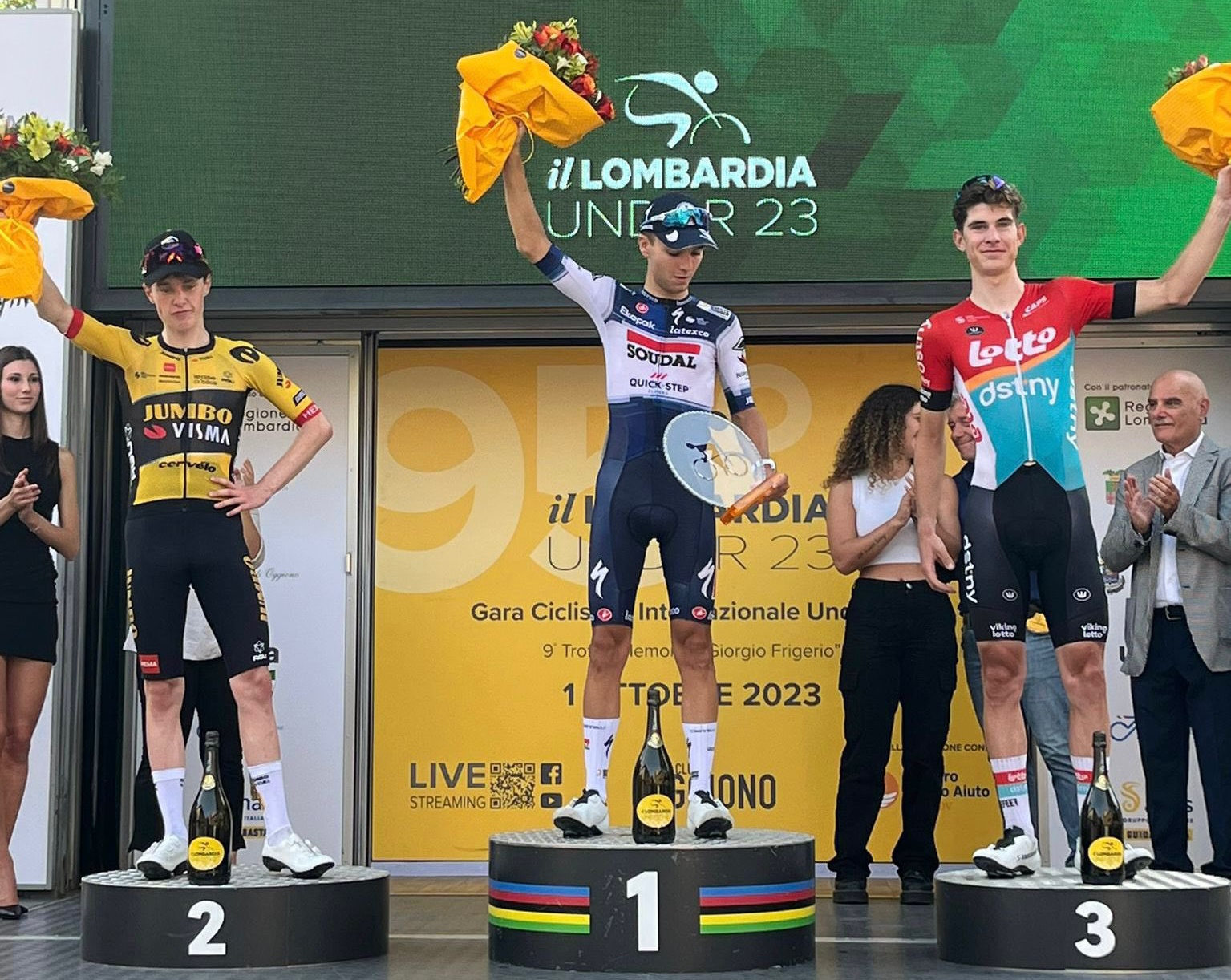 Уильям Джуниор Лесерф выиграл молодёжную «Джиро ди Ломбардию»
