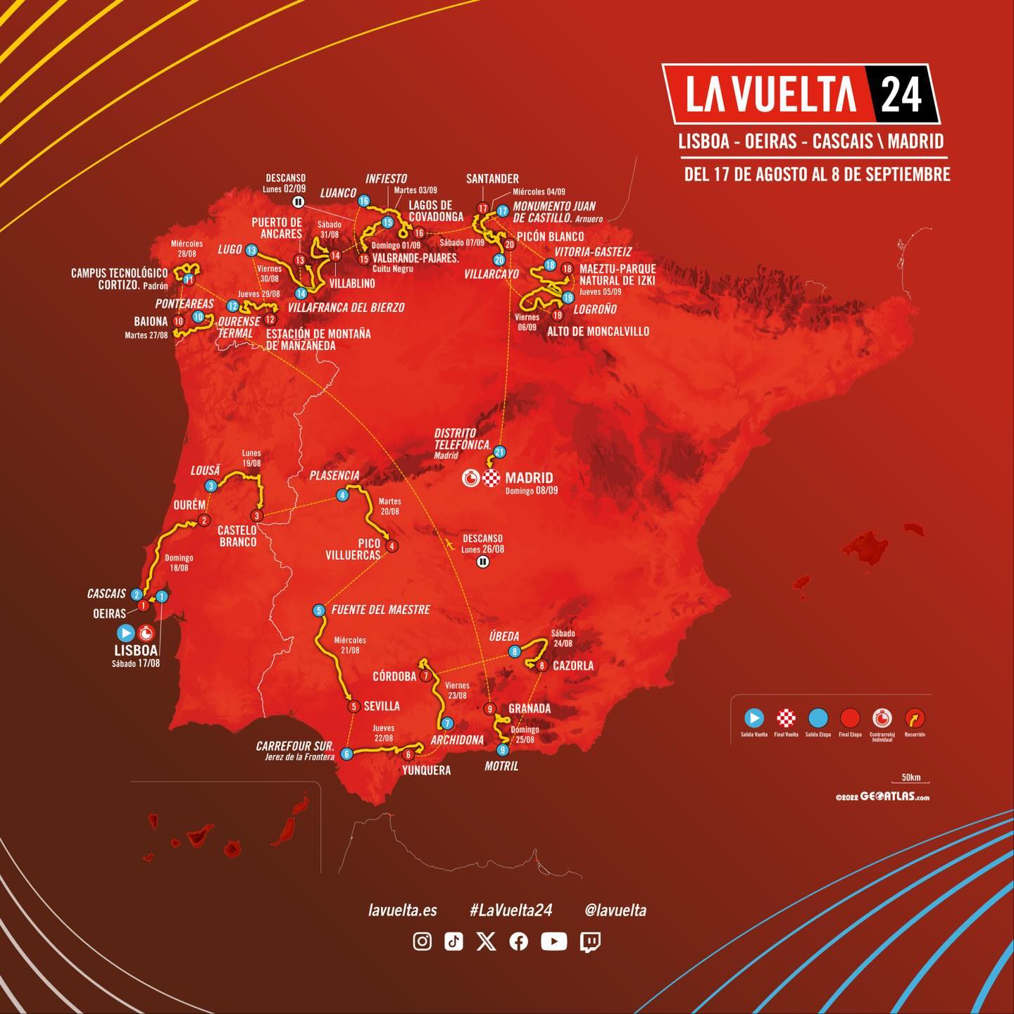 Презентация маршрута «Вуэльты Испании — 2024»