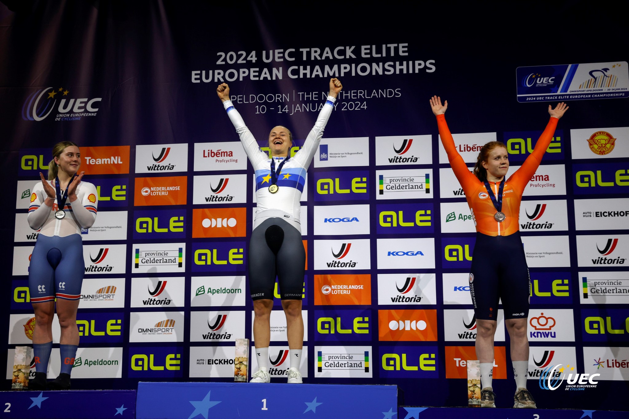 Лиа Софи Фридрих выиграла кейрин на чемпионате Европы