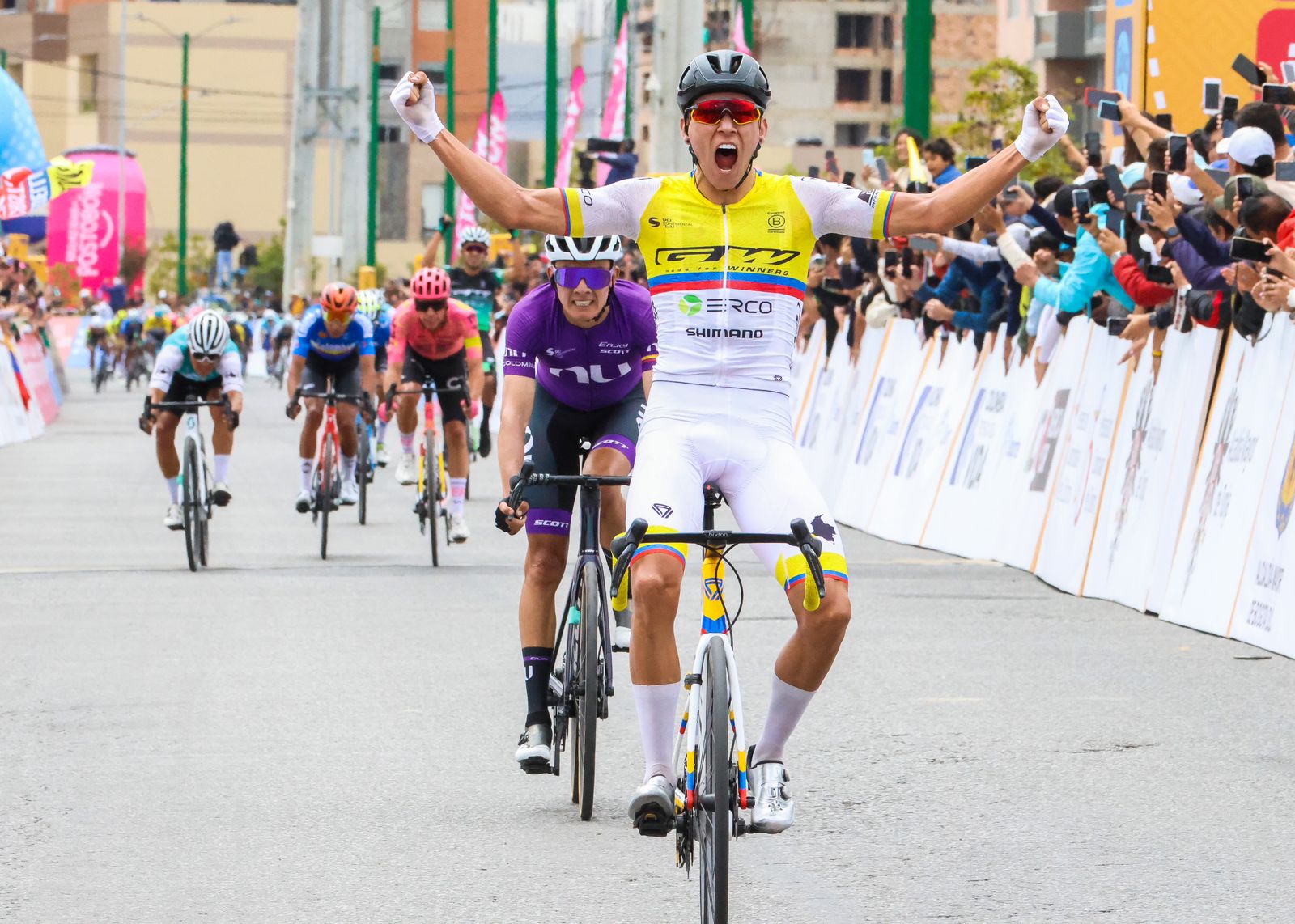 Алехандро Осорио выиграл третий этап велосипедного «Тура Колумбии»