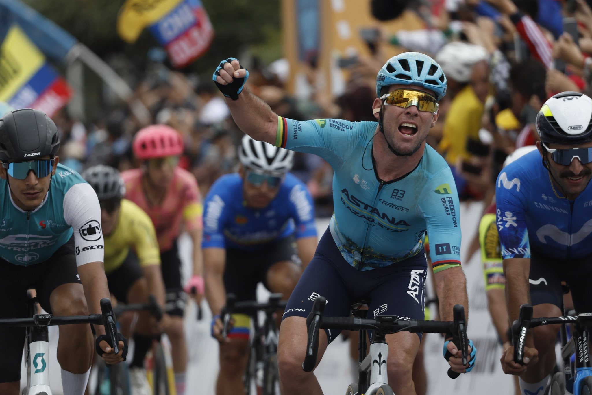 Марк Кавендиш выиграл четвёртый этап велосипедного «Тура Колумбии»