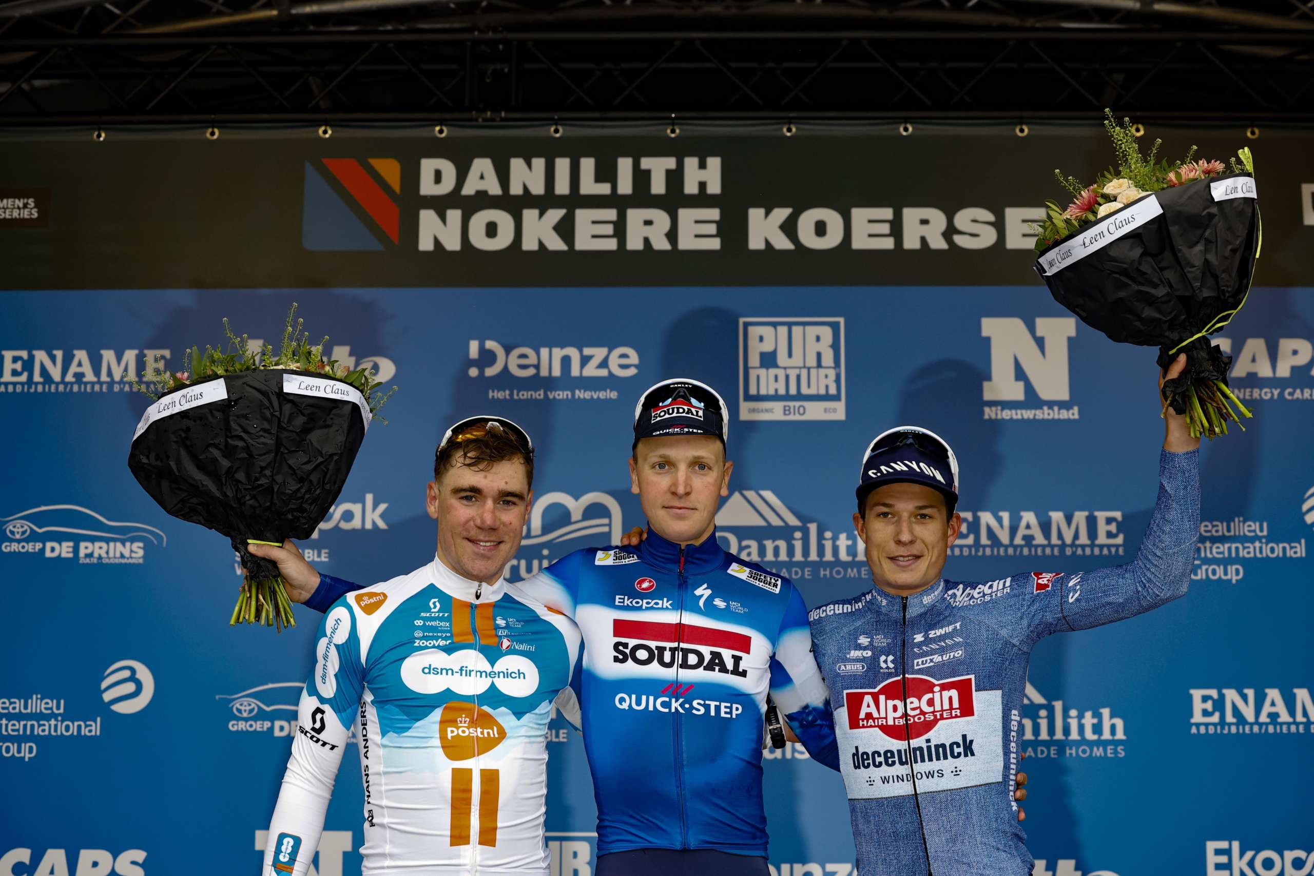 Тим Мерлир в третий раз подряд выиграл велогонку «Нокере — Кёрсе»