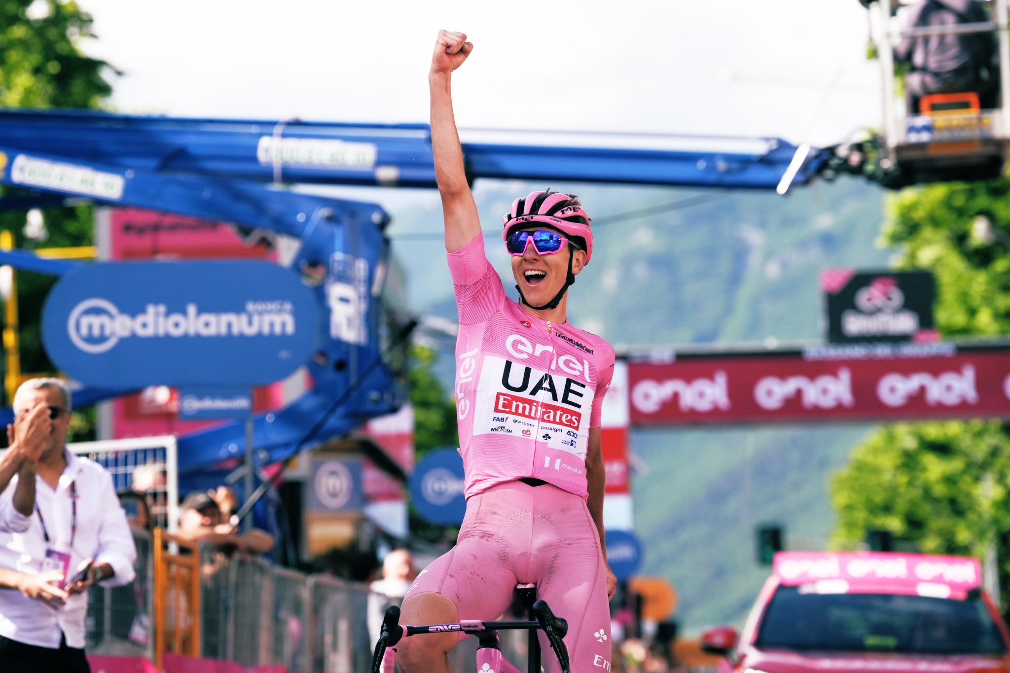 Победителем 20-го этапа «Джиро д’Италии» стал Тадей Погачар