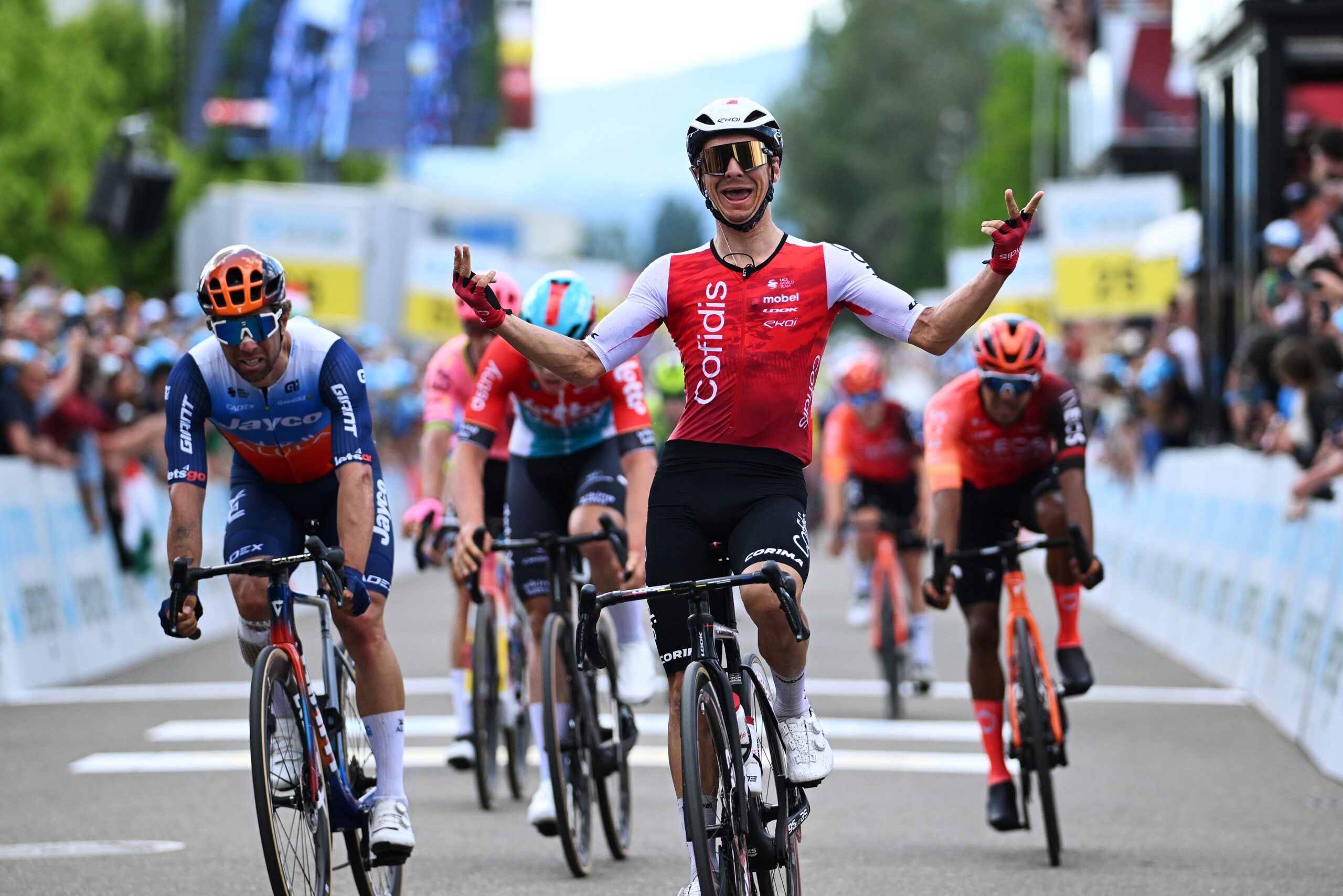 Бриан Кокар одержал победу на втором этапе велосипедного «Тура Швейцарии»