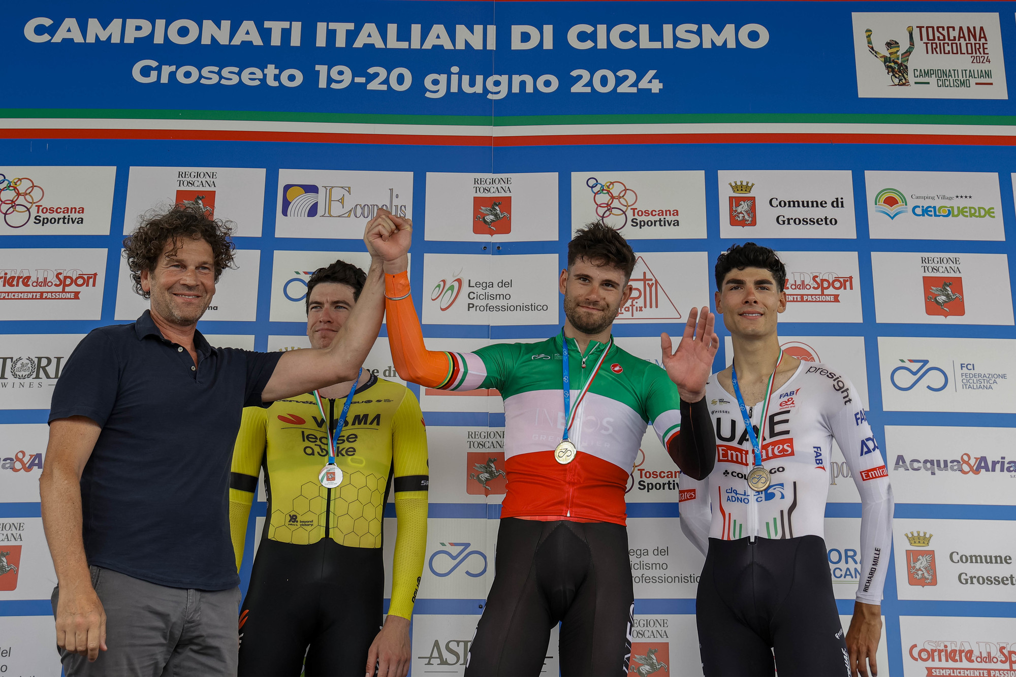 Филиппо Ганна в пятый раз выиграл чемпионат Италии по велоспорту в ITT