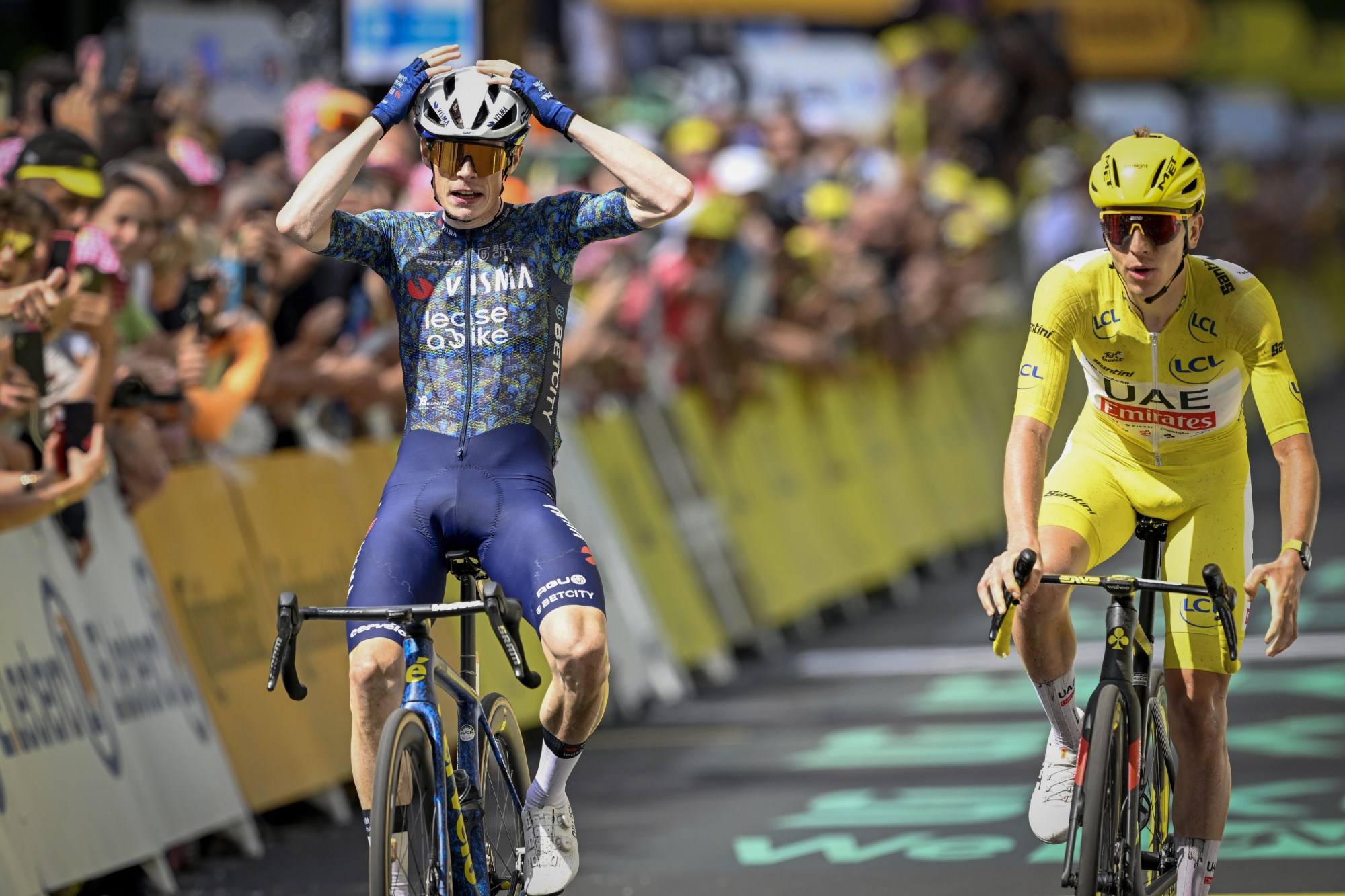 Йонас Вингегор выиграл 11-й этап «Тур де Франс»