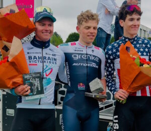 Никита Бабович (слева), Михил Морис (в центре) и Эшлин Барри