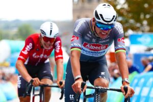 Матье ван дер Пул и Арно Де Ли. Фото: Sprint cycling