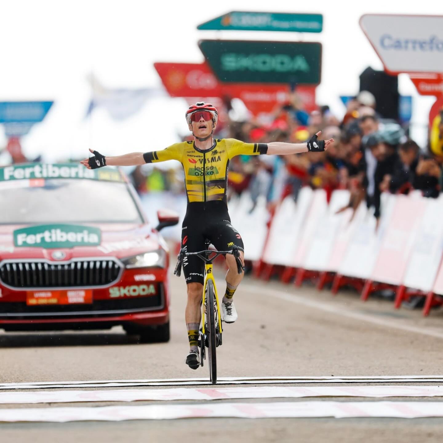 Вингегор взрывает «Вуэльту»: победа в Вальдескарае