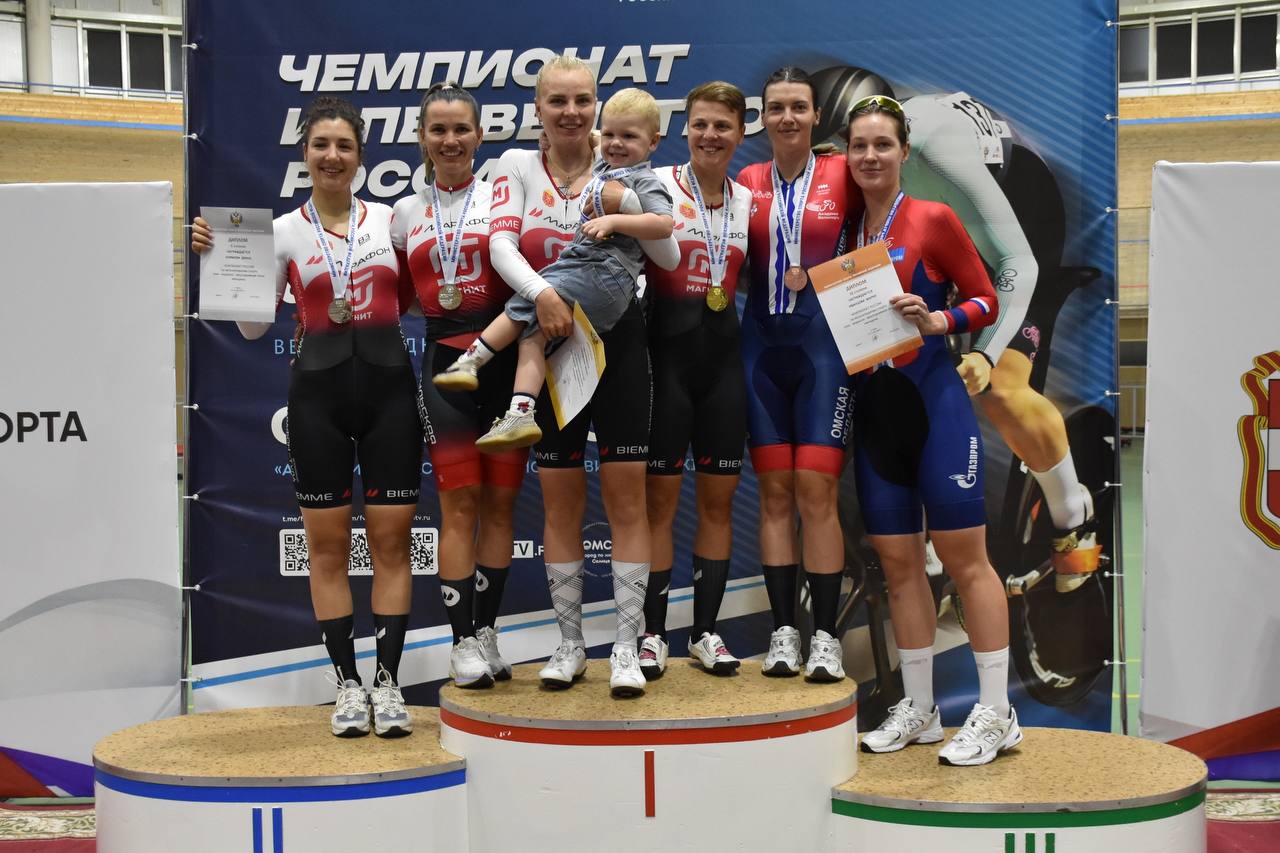 Семь медалей и триумф в мэдисоне: «Марафон-Тула» блистает на чемпионате России в Омске