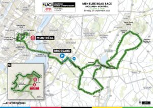Международный союз велосипедистов (UCI) официально представил профиль дистанций мужской групповой гонки чемпионата мира 2026 года в Монреале.