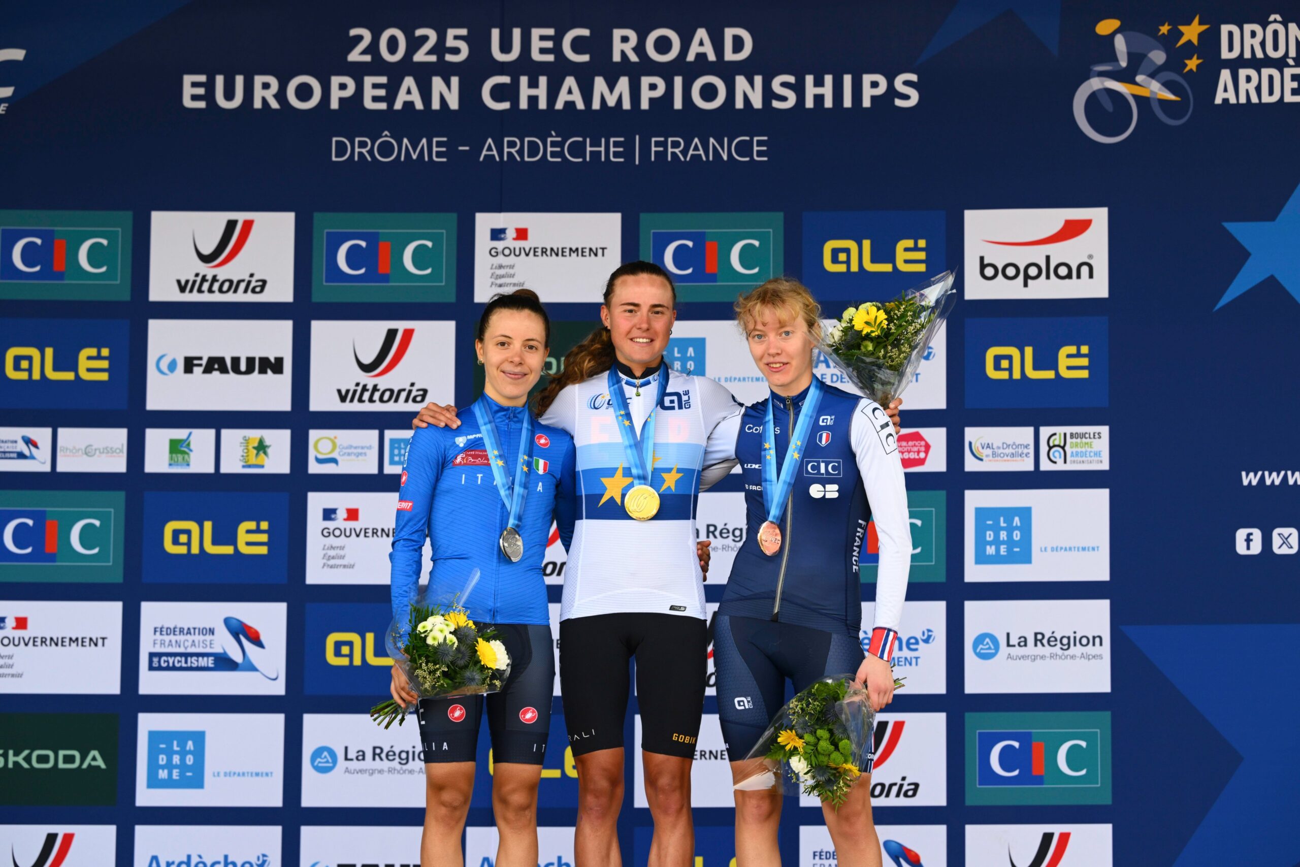 Паула Блази завоевала титул чемпионки Европы по велоспорту среди девушек-андеров